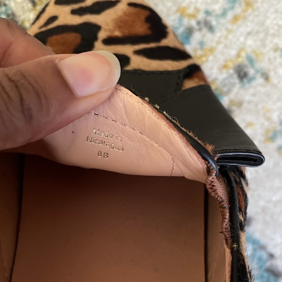 🐆 Kate Spade Calf Fur Leopard/ Cheetah Sneaker Flats - Picture 6 of 9